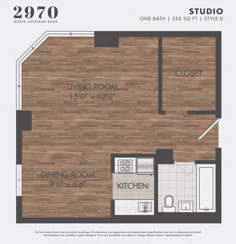 2970 N Sheridan Road Studio-1 Bed Apartment for Rent - Photo Gallery 14